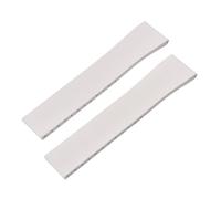 ACTINPANT 1pc Fluoro Rubber Watch Band CTS FKM Strap 19 20mm Fast Release Adjustable Universal Bracelet Black Buckle(White No Buckle,19mmx16mm)