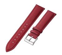 ACTINPANT 1pc Genuine Leather Watch Band 22mm Strap For Man Women Wrist Watchband(Red-S)