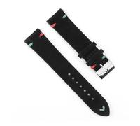 ACTINPANT 1pc Genuine Suede Leather Vintage Watch Band 22mm 24mm Blue Brown Handmade Stitching Strap Replacement Wristband(Smokey Mauve,24mm)