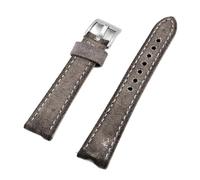 ACTINPANT 1pc Retro Wet Wax Canvas Watch Band 18mm 19mm 20mm Gray Blue Brown Green Denim Strap Replacement Release Watchbands(Gray,19mmL-130 90mm)
