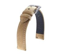 ACTINPANT 1pc Soft Suede Leather Watch Strap 18mm 19mm 20mm 22mm Release Band With Stainless Steel Buckle Wristband For Men(Biege,22mm)