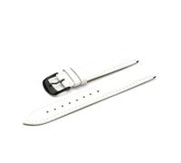 ACTINPANT 1pc Strap 12mm 14mm Watch Band Genuine Leather Wristwatch Ladies(White-BK,12mm)