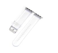 ACTINPANT 1pc Transparent Clear TPU Resin Strap For Watch Iwatch 8 7 6 5 4 3 2 SE 41mm 45mm 38mm 42mm 40mm 44mm Men Women Bracelet Band(Transparent,For 38mm 40mm 41mm)