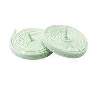 ACTINPANT 2/6pcs Flat Laces Cotton Casual Shoelaces Sneaker 0.8cm Width Shoelace Length 100/120/140/160cm(Mint green,160cm)
