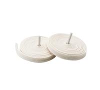 ACTINPANT 2/6pcs Flat Laces Premium Cotton Casual Shoelaces Sneaker 0.8cm Width Shoelace Length 100/120/140/160cm(Beige,160cm)