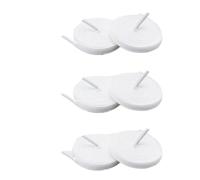 ACTINPANT 2/6pcs Flat Laces Premium Cotton Casual Shoelaces Sneaker 0.8cm Width Shoelace Length 100/120/140/160cm(White-6Pcs,160cm)