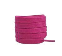 ACTINPANT 2pcs 80/100/120/140/160cm Flat Cotton Shoelaces For Sneakers Shoelace High-top Canvas Casual Shoe Laces Shoestrings Men Women(Rose red,140cm)