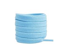 ACTINPANT 2pcs 80/100/120/140/160cm Flat Cotton Shoelaces For Sneakers Shoelace High-top Canvas Casual Shoe Laces Shoestrings Men Women(Light blue,140cm)