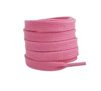 ACTINPANT 2pcs 80/100/120/140/160cm Flat Cotton Shoelaces For Sneakers Shoelace High-top Canvas Casual Shoe Laces Shoestrings Men Women(Peach pink,100cm)