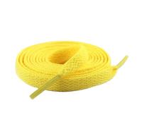 ACTINPANT 2pcs 80/100/120CM 8mm Flat Shoelaces Sneaker Shoestrings Shoe Laces Boots Sport Lacet Unisex Accessories Wholesale(Yellow,80cm)