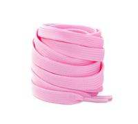 ACTINPANT 2pcs Laces 0.8cm Wide Flat Shoes Sneakers Shoelaces Shoe Accessories 100/120/140cm Shoelace(Pink,140cm)