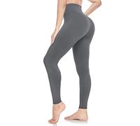 ACTINPUT Leggings for Women UK Soft High Waisted Tummy Control Leggings Gym Sports Workout Running Pilates Yoga Pants Ladies Elasticated Trousers for Women My Recent Orders(Dark Grey,S-M)