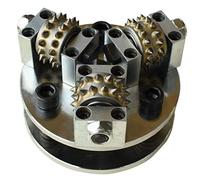 ACTINTOOL 5 In. Coating Removal Stone Texturing Bush Hammer, Concrete Patch Repair Prepare Bushing Tool Plate For Angle Grinder, Stone Concrete Roughness Pulverization Bushing Hammer(5/8-11" Thread)