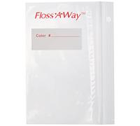 Action Bag FL100 Floss-A-Way Organizer-3-inch x 5-inch 100/Pkg, Other, Multicoloured, 5.04 x 14.44 x 20.28 cm