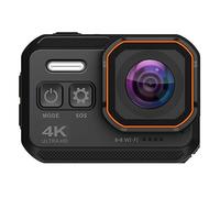 Action Camera 4K 1080P 60fps Stabilized IP68 Underwater Waterproof Helmet Motorcycle Sport Video Cam Moto Bike 16MP WiFi Webcam Takes Sharp Smooth(NO SD Card)