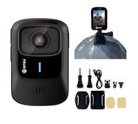 Action Camera 4K - WiFi Sport Camera 145°Wide-Angle 16MP Ultra HD 30m/98ft Underwater Waterproof with 32GB Memory Card and Helmet Mounting Accessories