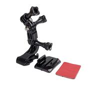 Action Camera Accessories Kit Black Gp64 Basic Set | Plastic and Metal, Tripod Mount Adapter Included, for 1 and 3 Road Trip Flying