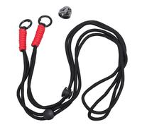 Action Camera Anti Loss Rope, Aluminum Alloy Buckle Quick Release Nylon Strap, 121cm, Compatible with for 3 Camera and Others with 1/4 Inch Threads On the Bottom (Black)