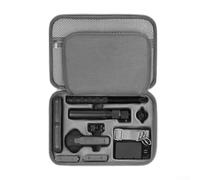 Action Camera Carrying Case, Compact Anti-Water Shock Carrying Case PU Material for Insta360 X5 for Hiking Cycling