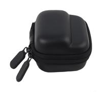 Action Camera Carrying Case For Insta360 Go3 3S | Hard Shell Lens Cover Protective Bag, PU Leather EVA Velvet Lining, Small Lightweight For Travel Hiking Backpack Storage