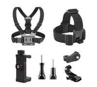 Action Camera Chest Mount - Body Strap Wiring, Adjustable Chest Support | Phone Holder Kit for Managing Outdoor Activities of Swimming, Usage
