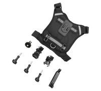 Action Camera Dog Harness Mount Comfortable Dog Harness Camera Mount Vest Chest and Back Fixation for Comfortable Vest