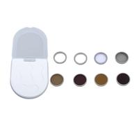Action Camera Filter Set 8 in 1 Multilayer Nano Coating MRCUV CPL Star ND4 ND8 ND16 ND32 Light Pollution Reduction Filter Kit for GO3 GO2 Action Cameras