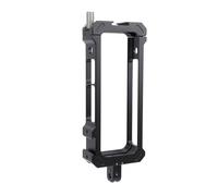 Action Camera Frame for X4 Panoramic Camera, Aluminum Alloy Action Camera Cage with 1/4 Inch Screw Port Cold Shoe Port Metal Bezel Mount Protective Case Frame