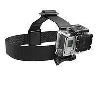 Action camera head mount strap, action cam Extendable head strap adapter for sport & outdoor compatible with GoPro Hero 11 10 9 8 7, Max, Fusion, Hero (2018) 6, 5, 4, session, DJI, Osmo, insta360