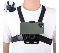 Action Camera Head Strap Chest Harness Belt Mount with Carrying Pouch Compatible with Gopro Hero 8 7 6/AKASO EK7000 Brave 4 V50/Crosstour 4k/Campark/DBPOWER/Dragon Touch Waterproof Camera JPL031