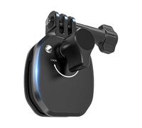 Action Camera Holder Bracket Clamp with Thickened Silicone Padding for Motorbike Windscreen, Enhancing Stability Action Camera Holder Adapter