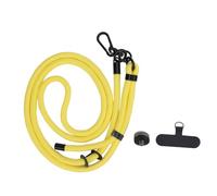 Action Camera Lanyard, 49-85cm Adjustable Strap Anti Lost Rope 1/4 Inch Thread Mount for 3 for Action 5 for ONE X4 (Yellow)