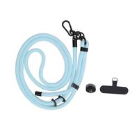 Action Camera Lanyard with Quick Release, Adjustable 19.3-33.5in Strap, 1/4 Inch Thread for Pocket 3, Action 5, One X4 - Anti Lost Design, Comfortable Polyester Fiber, Secure (Blue)