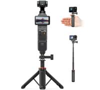 Action Camera Mini Selfie Stick Tripod for DJI Osmo Pocket 4/3, All GoPro