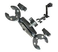 Action Camera Mount 360 Degree Adjustable Universal Head | Crab clip mount adapter for camera for motorway, road, racetrack, studio, garage, workshop and