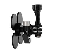 Action Camera Mount Reinforced Adhesive Base 17mm Ball Head Compatibility 3-Claw Mounting With 300g Bearing Motorcycle Windshield Camera Adhesive