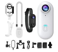 Action Camera - Pocket Action Camera - Tiny Cam, Waterproof Vlogging Device for Sports Bike Cycling Gym Hiking Outdoor Travel, 170 Degree Wide Angle