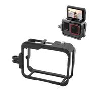 Action Camera Protective Cage, Metal Quick Release Protective Frame Aluminum Housing Camera Expansion Protector with Cold Shoe for Ace Pro Camera