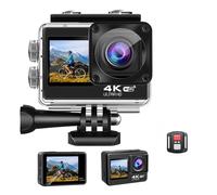 Action Camera, S60 Action Camera Action Camera Ultra HD Underwater Camera 4K 60fps 1080P 120fps 2 Inch 170D Underwater Waterproof Helmet Video Recording Sport Cam,Outdoor, Sports, Video(With 32G sd c