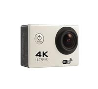 Action Camera Sports Camera Waterproof HD Outdoor Mini Diving Camera 4K WiFi Sports DV Time Lapse (Color : Silver Grey Size : Medium)