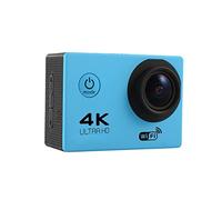 Action Camera Sports Camera Wireless WiFi New Mini Smart high-Definition Outdoor Waterproof Camera 4K Sports DV Time Lapse (Color : Blue Size : Medium)