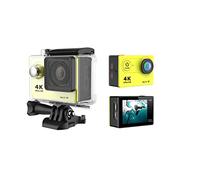 Action Camera Sports DV 4K WiFi Mini Outdoor Aerial Waterproof Camera Diving Sports Camera Time Lapse (Color : Yellow Size : Small)