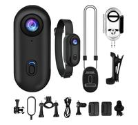 Action Camera with Thumb Small Size Cameras with Audio and Video Recording Vlogging Portable Waterproof Magnetic and 360° Clip for Cycling Motorcycle Gym Travel Sports
