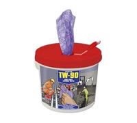 Action Can TW-90 Heavy Duty Textured Wipes 100 Tub