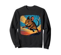 Action Degu Comic Jump Speed Graphic Sweatshirt