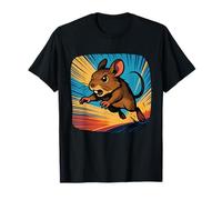 Action Degu Comic Jump Speed Graphic T-Shirt