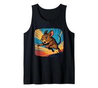 Action Degu Comic Jump Speed Graphic Tank Top