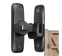 Action Door Lock - 90 Degree Swivel Closure Metal Rotating Stop Reversible Manual Arm | External Protection Component Portable Privacy Accessory for P