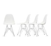 Action Eames Plastic Side Chair DSR Chair Set of 4 Vitra