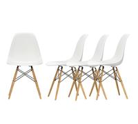 Action Eames Plastic Side Chair DSW Chair Set of 4 Vitra